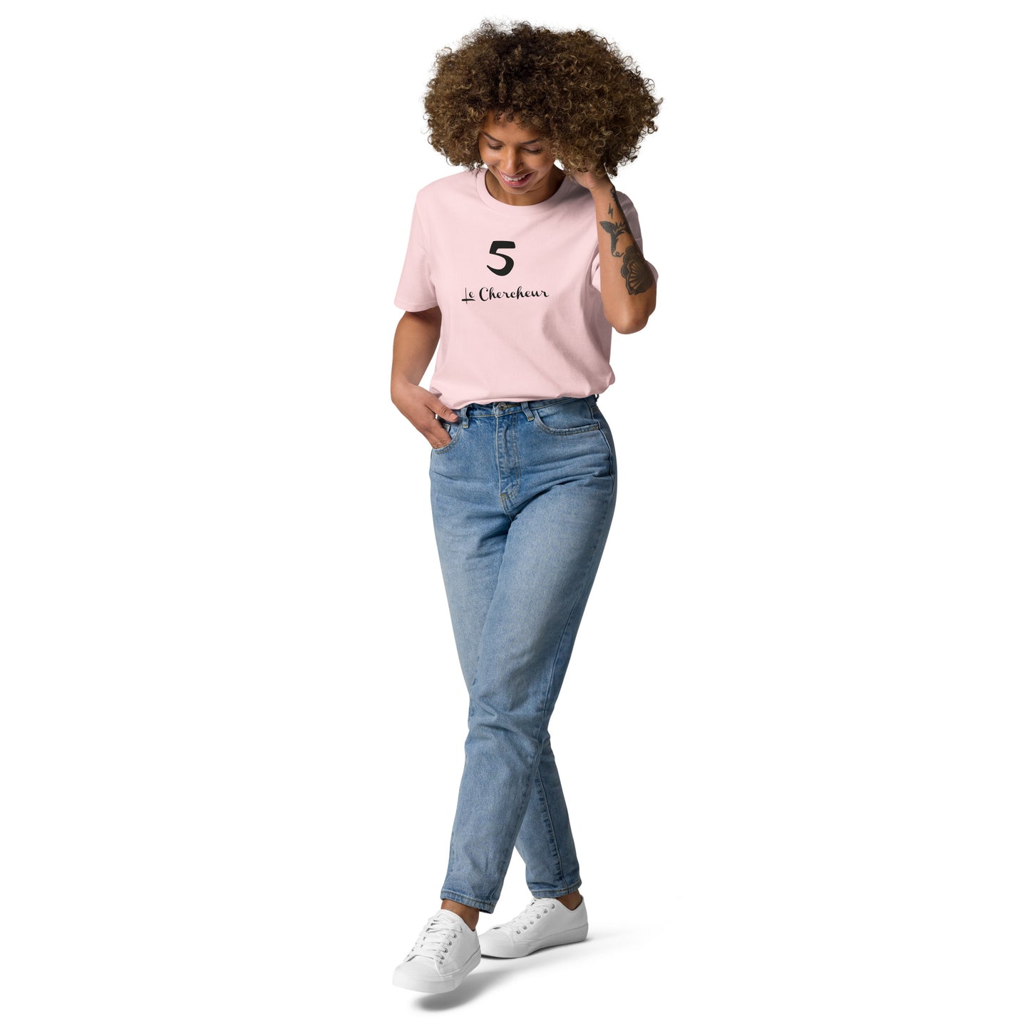 5 le Chercheur T-shirt unisexe en coton biologique FR
