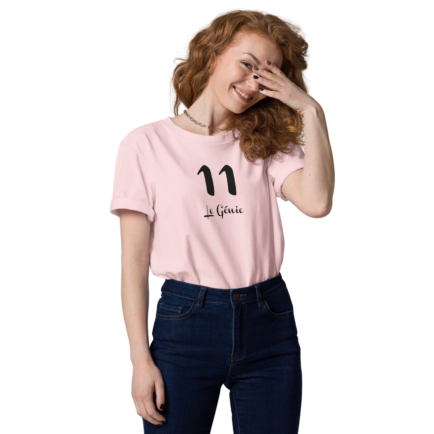 11 le Genie T-shirt unisexe en coton biologique FR