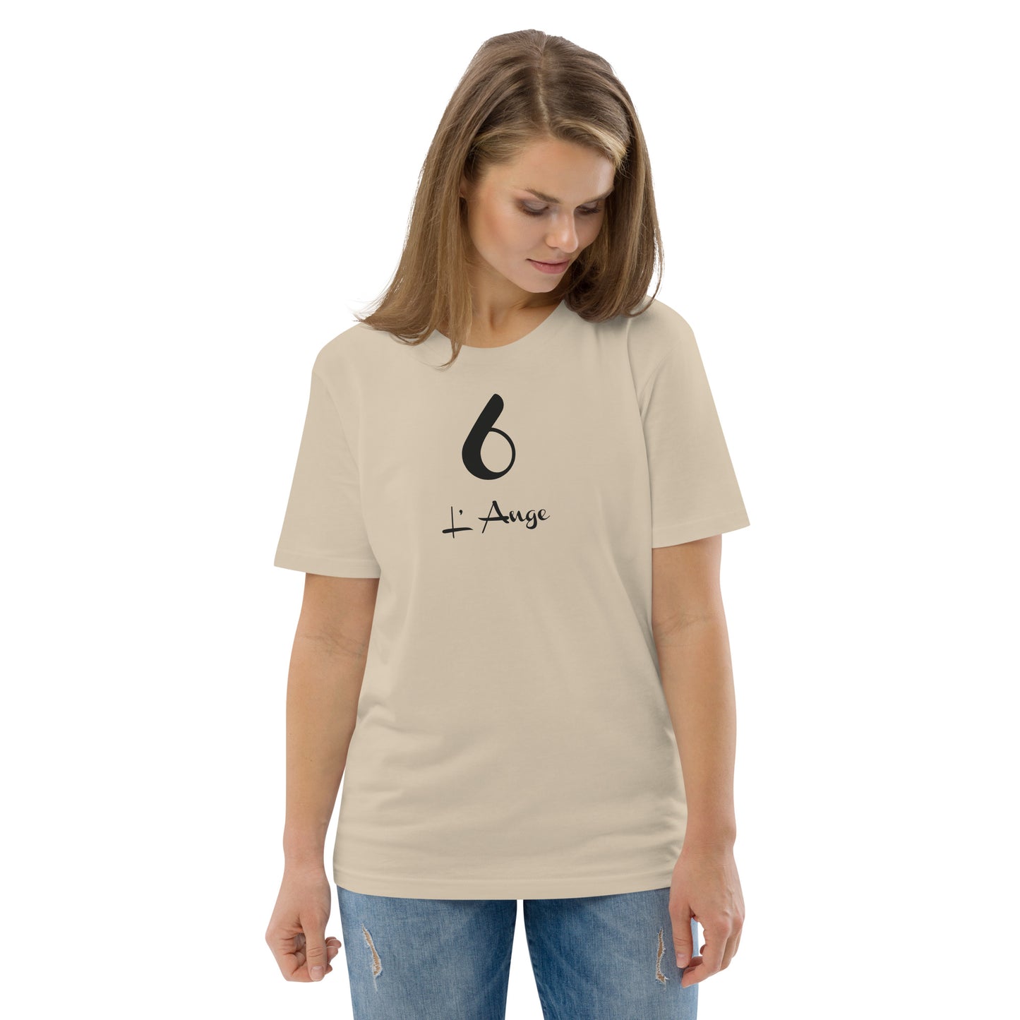 6 l'Ange T-shirt unisexe en coton biologique FR