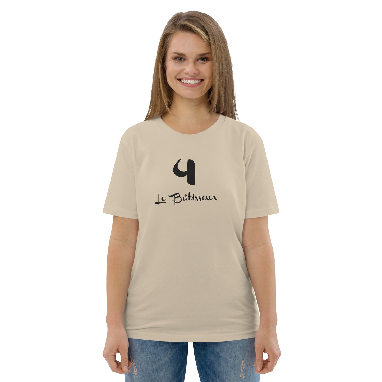 4 le Bâtisseur T-shirt unisexe en coton biologique FR