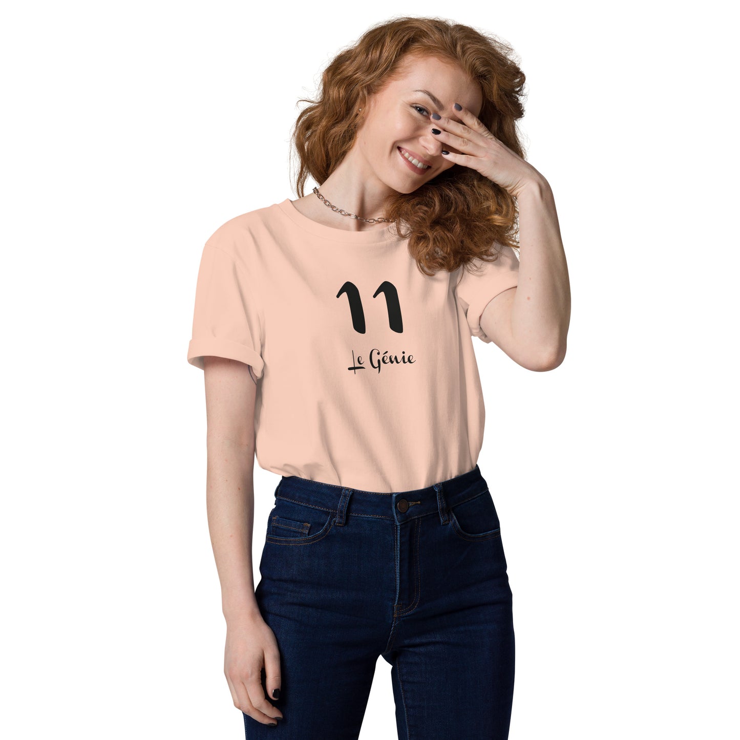 11 le Genie T-shirt unisexe en coton biologique FR