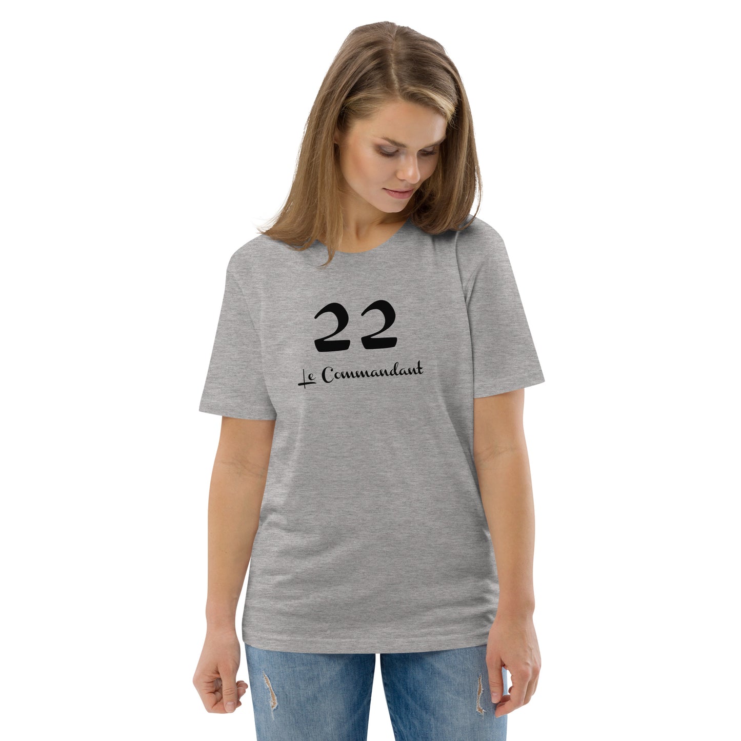 22 le Commandant T-shirt unisexe en coton biologique FR