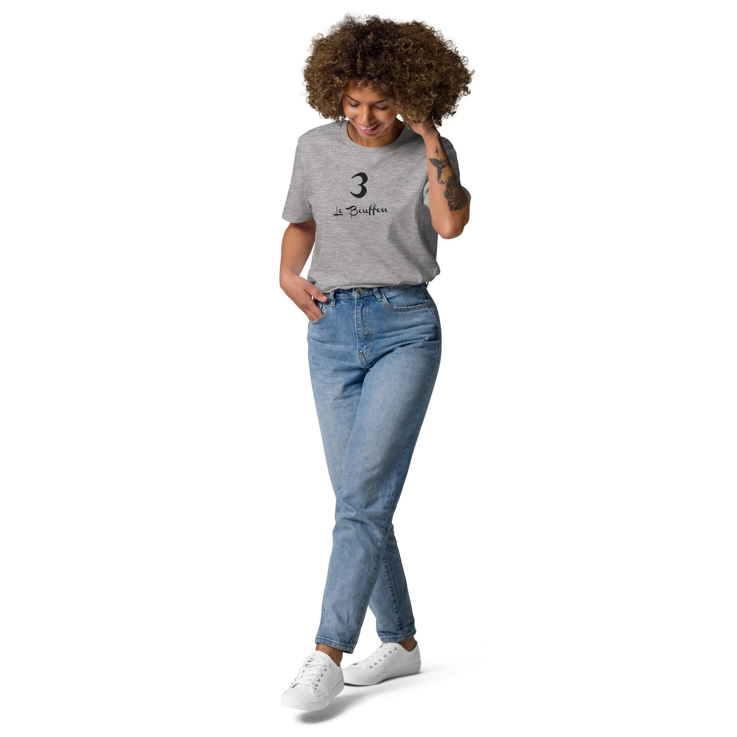 3 le Bouffon T-shirt unisexe en coton biologique FR