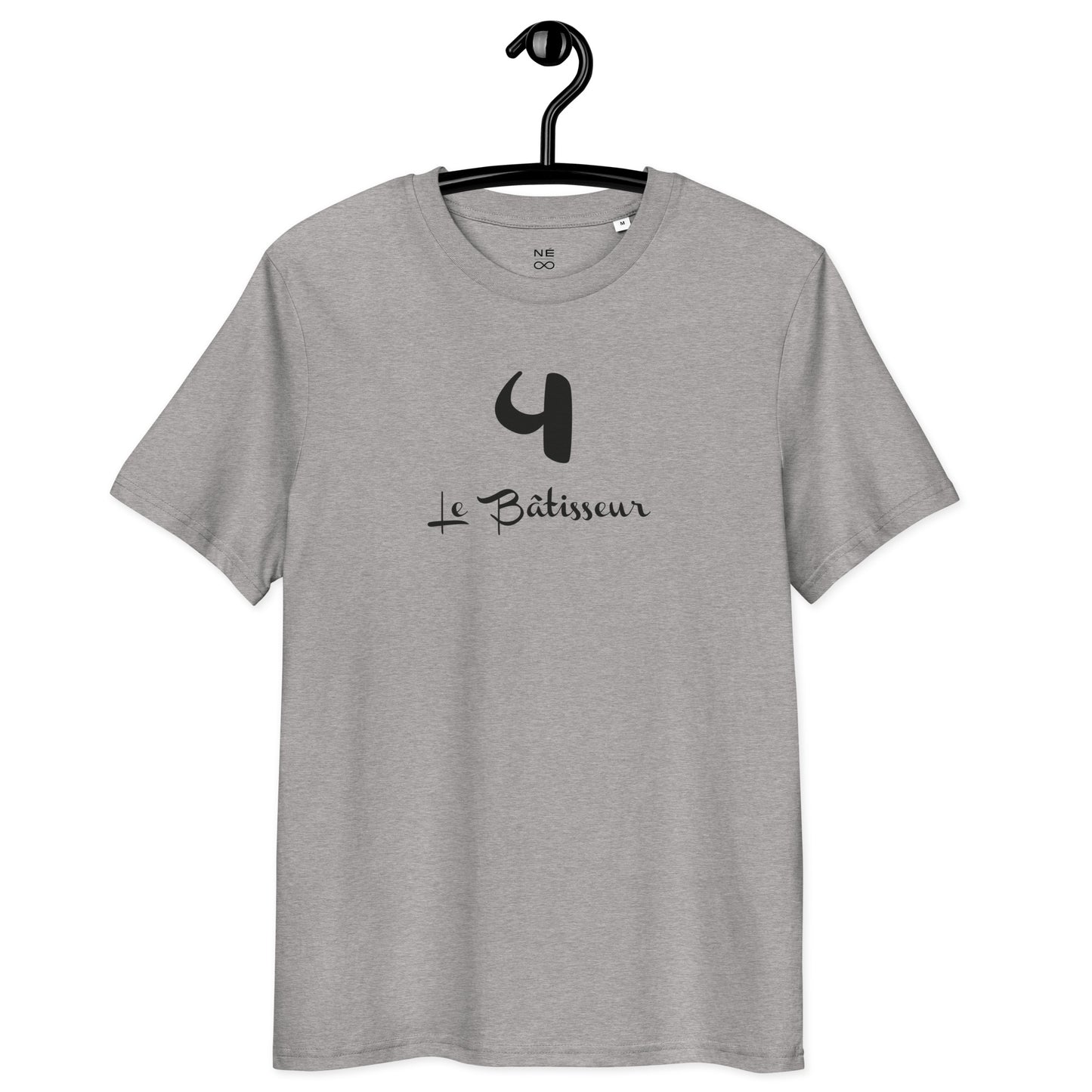4 le Bâtisseur T-shirt unisexe en coton biologique FR