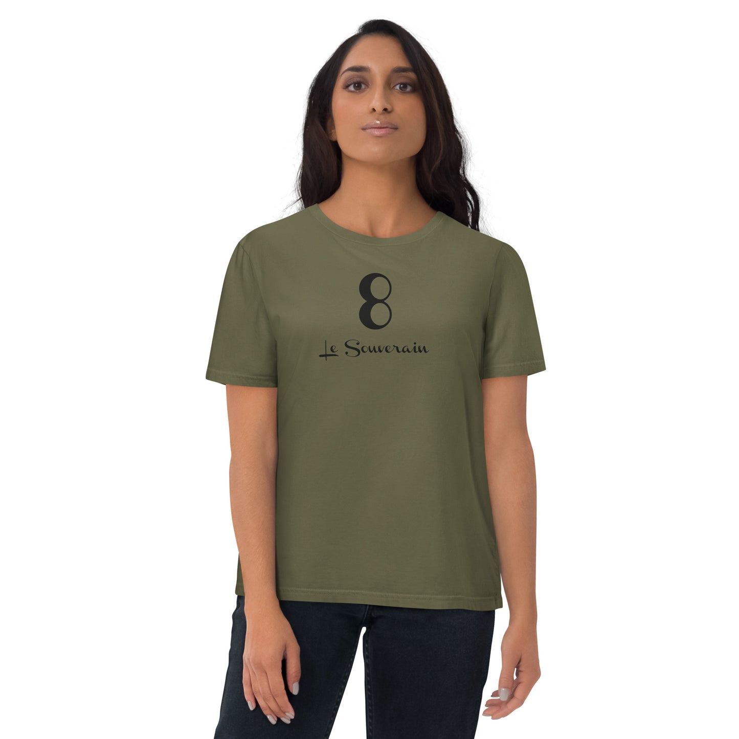 8 le Souverain T-shirt unisexe en coton biologique FR