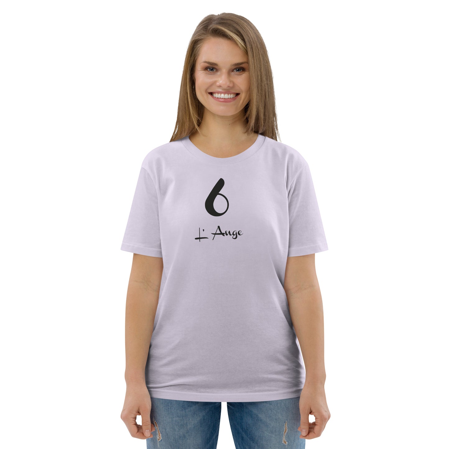 6 l'Ange T-shirt unisexe en coton biologique FR