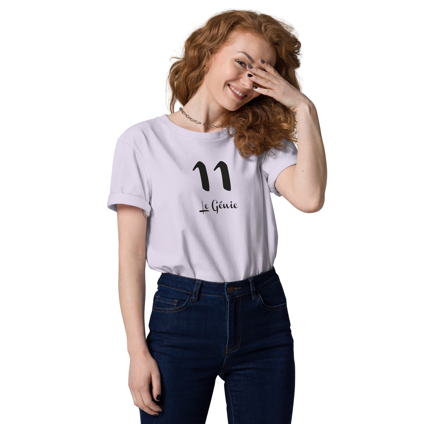 11 le Genie T-shirt unisexe en coton biologique FR