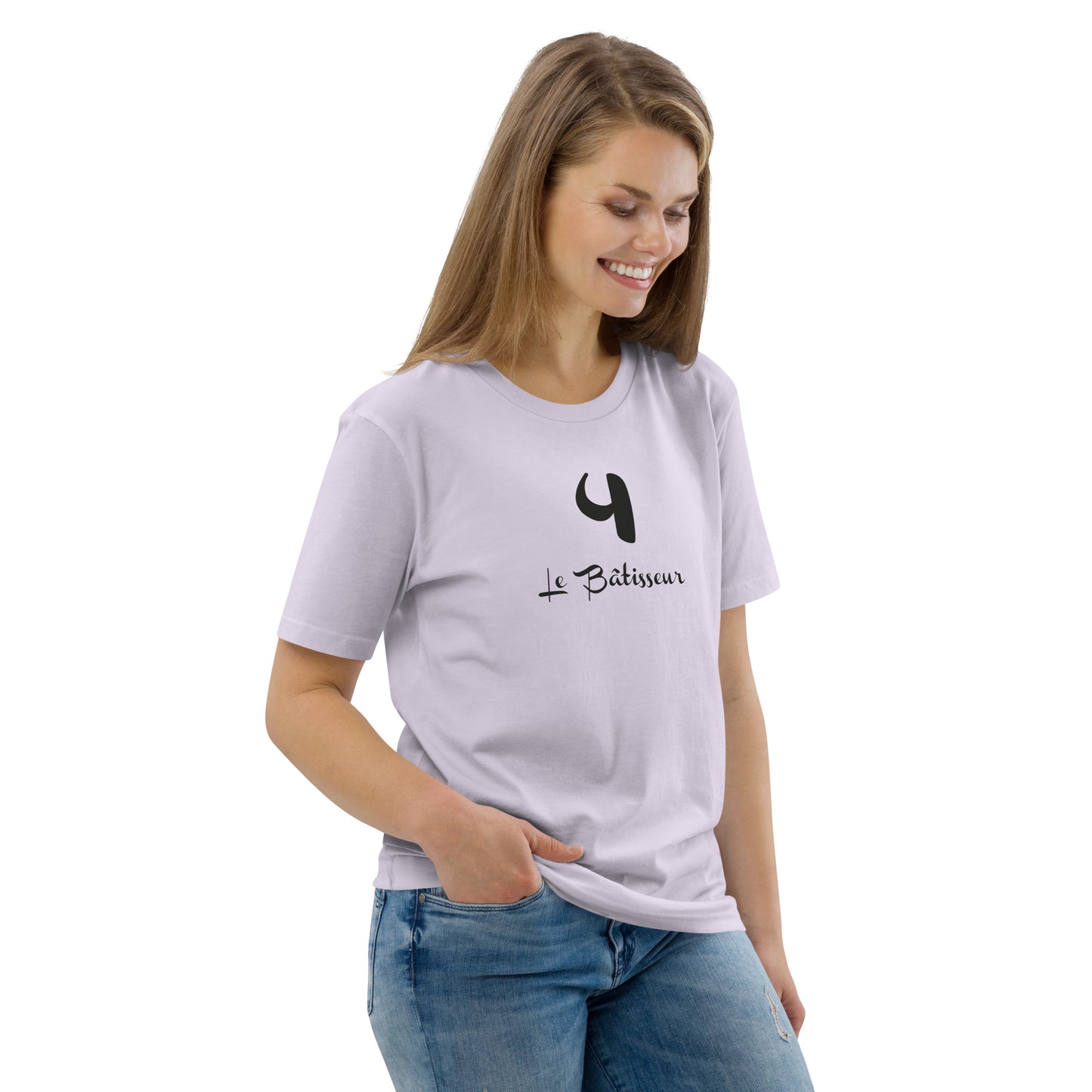 4 le Bâtisseur T-shirt unisexe en coton biologique FR