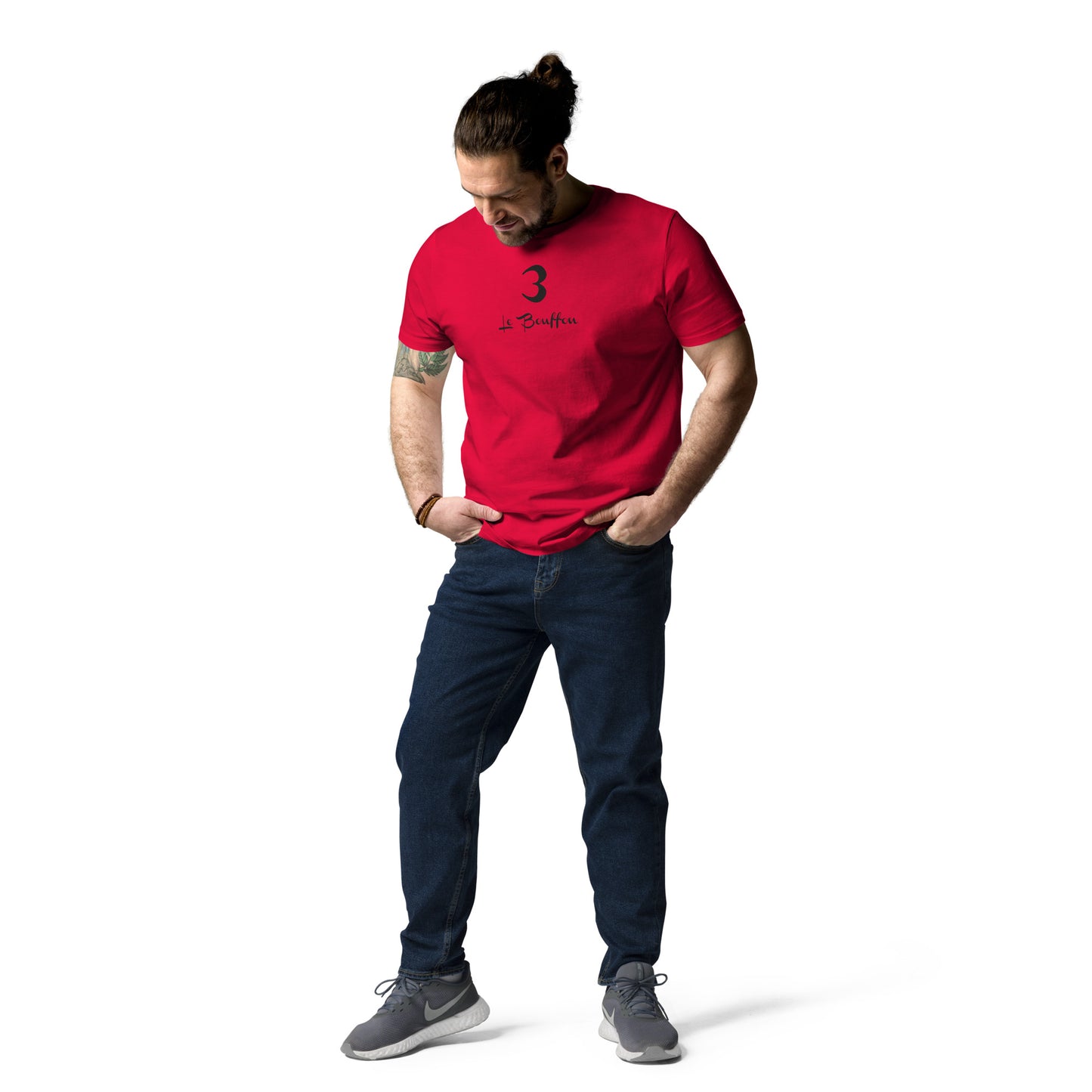 3 le Bouffon T-shirt unisexe en coton biologique FR