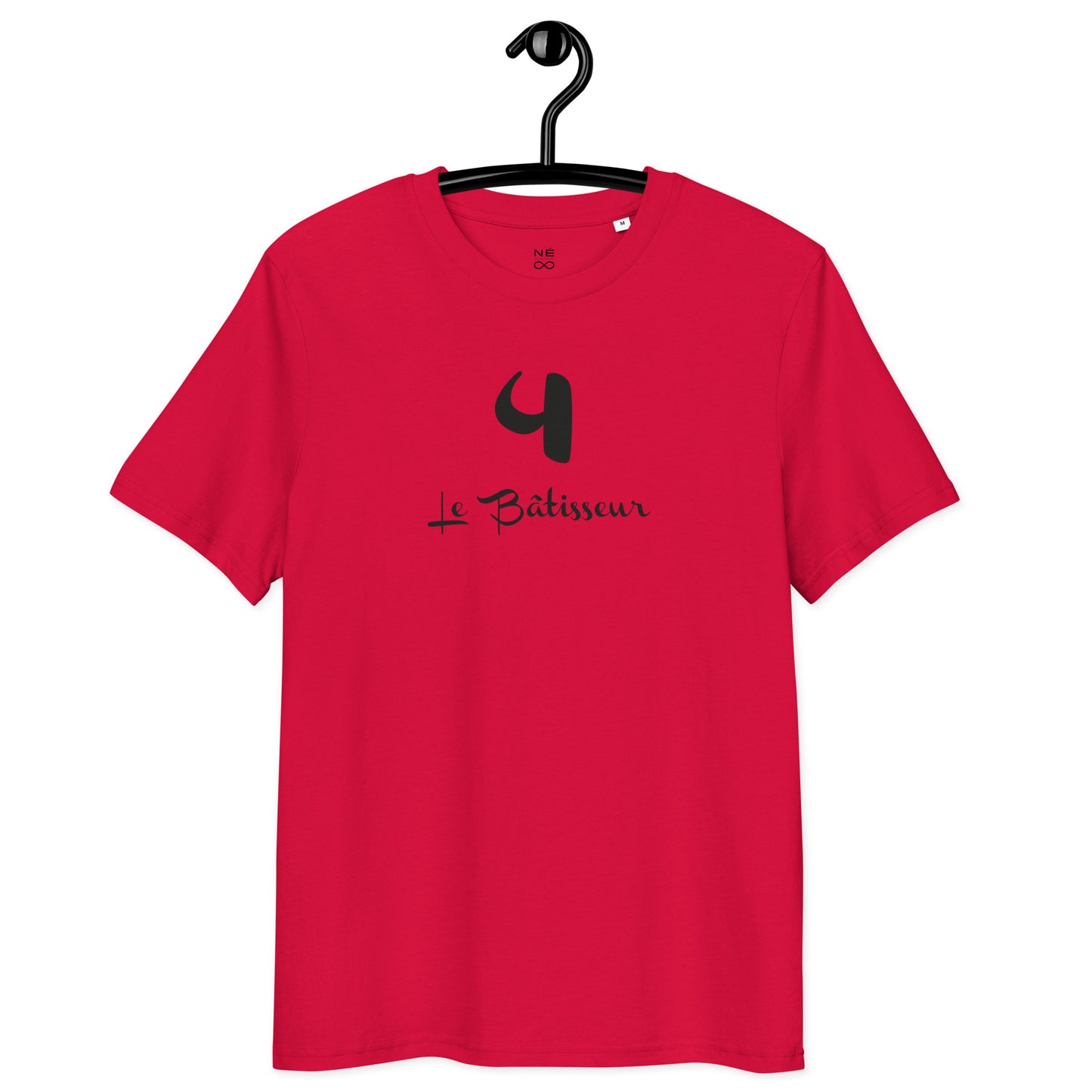 4 le Bâtisseur T-shirt unisexe en coton biologique FR