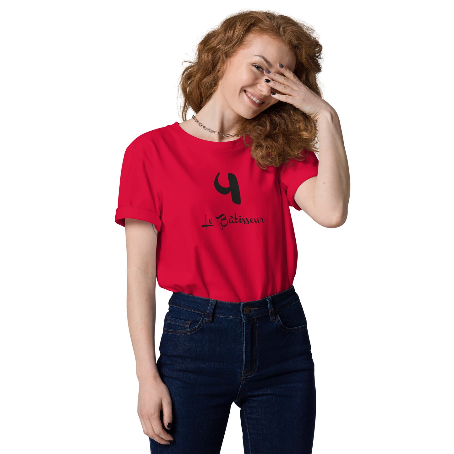 4 le Bâtisseur T-shirt unisexe en coton biologique FR