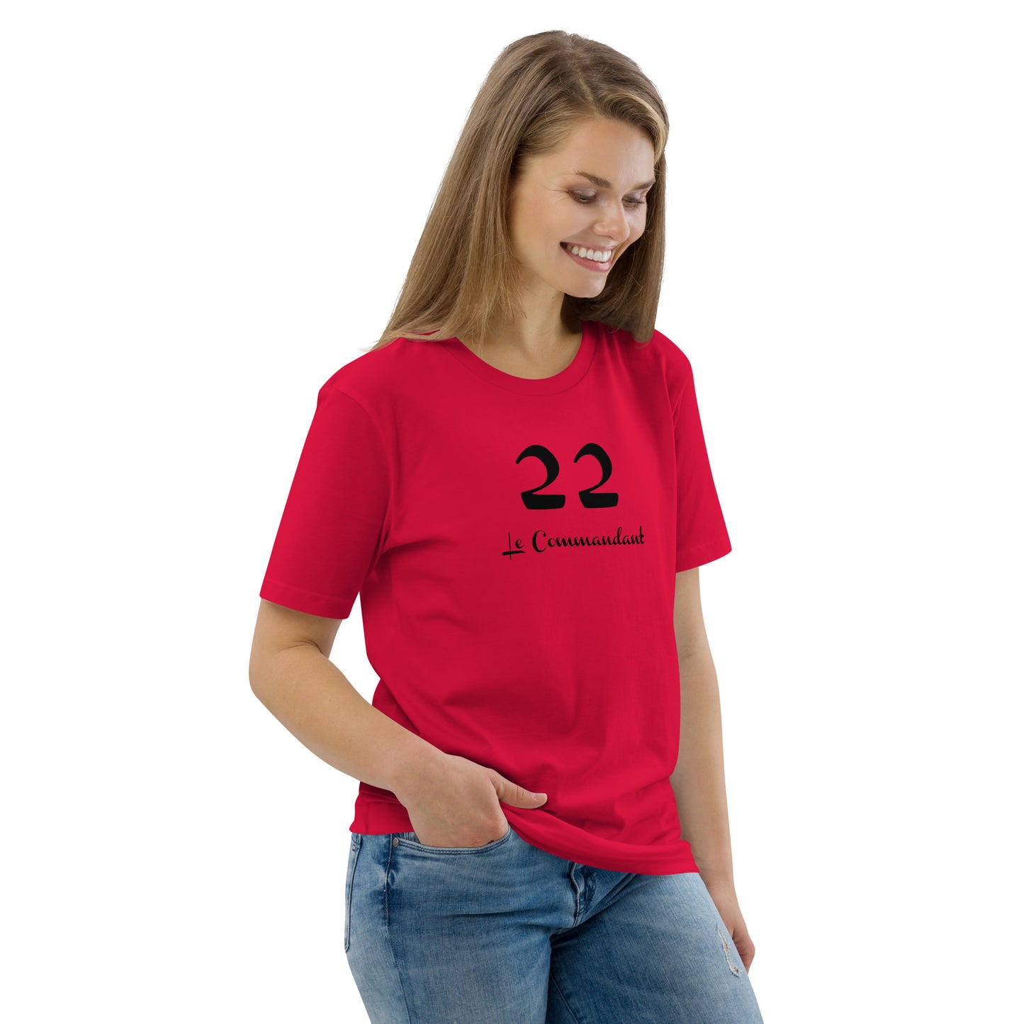 22 le Commandant T-shirt unisexe en coton biologique FR