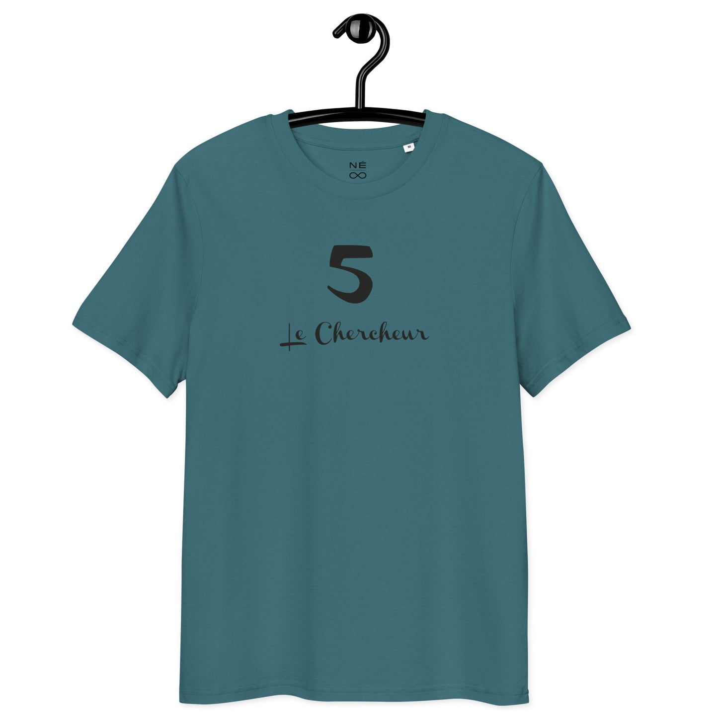5 le Chercheur T-shirt unisexe en coton biologique FR