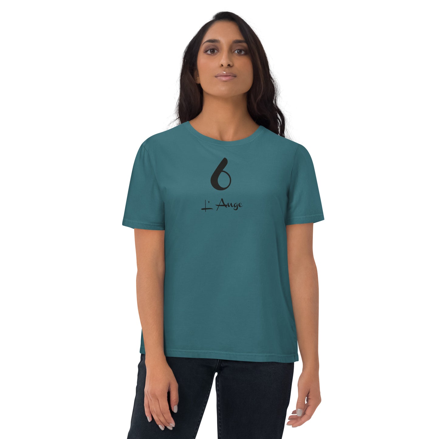 6 l'Ange T-shirt unisexe en coton biologique FR
