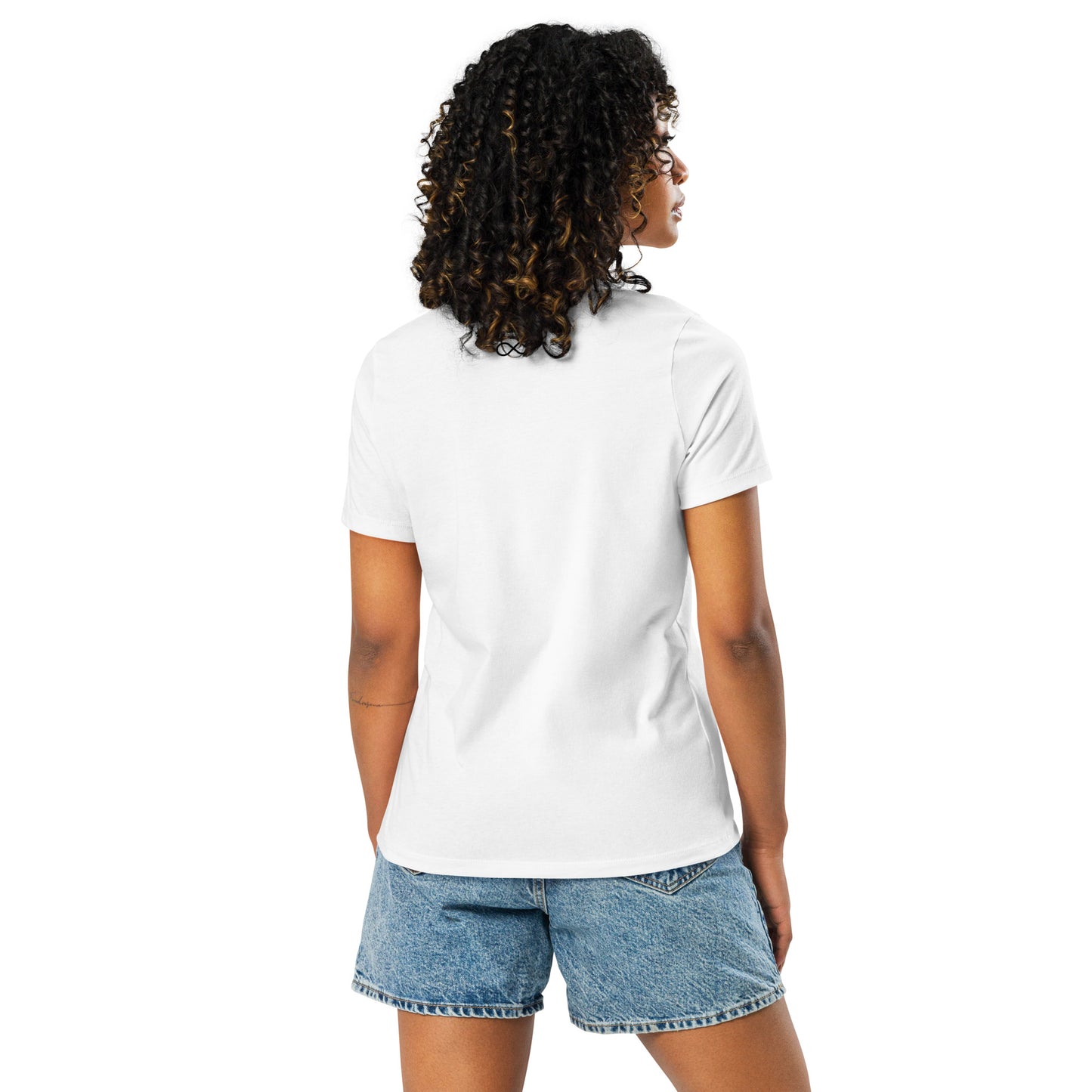 8 le Souverain T-shirt Blanc Décontracté pour Femme FR