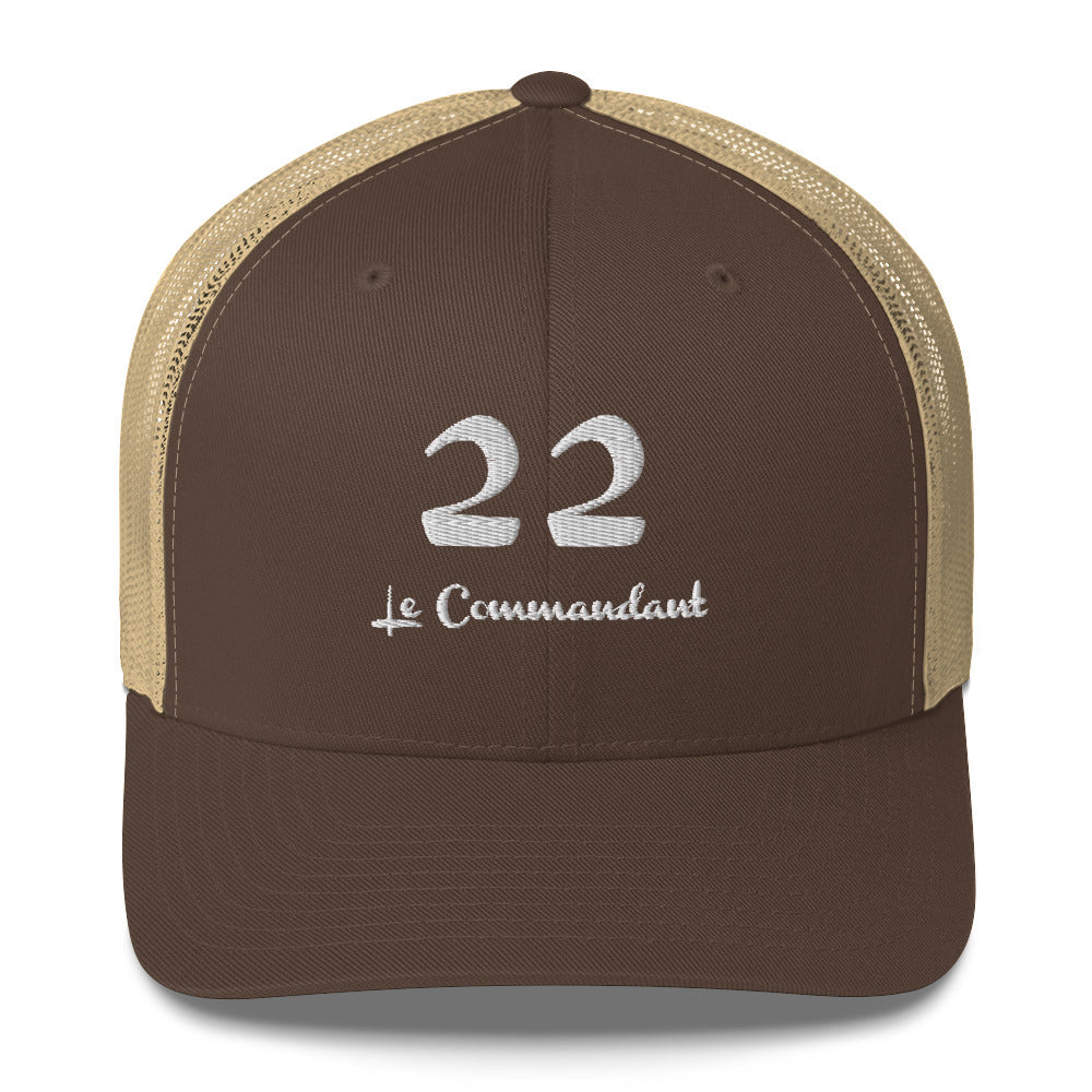 22 le Commandant Casquette Trucker FR