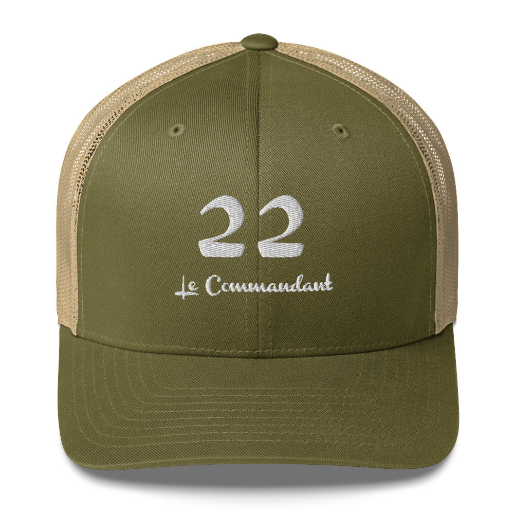 22 le Commandant Casquette Trucker FR