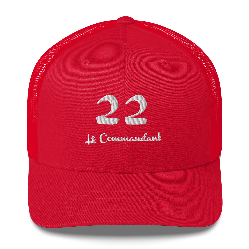 22 le Commandant Casquette Trucker FR