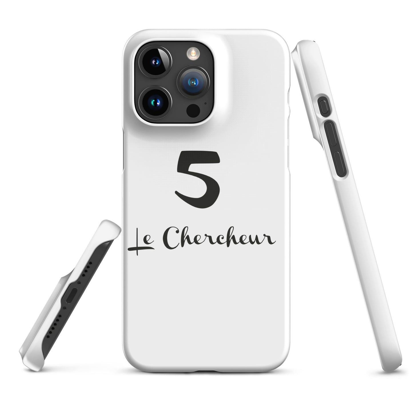 5 le Cherceur  Coque iPhone fine