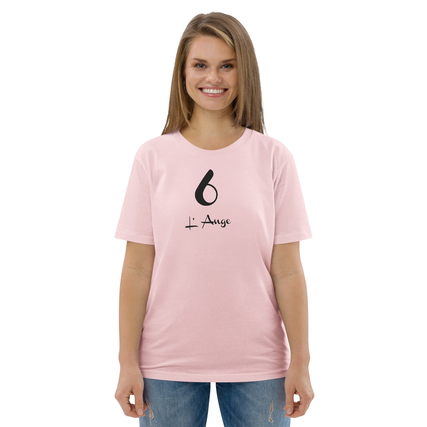 6 l'Ange T-shirt unisexe en coton biologique FR