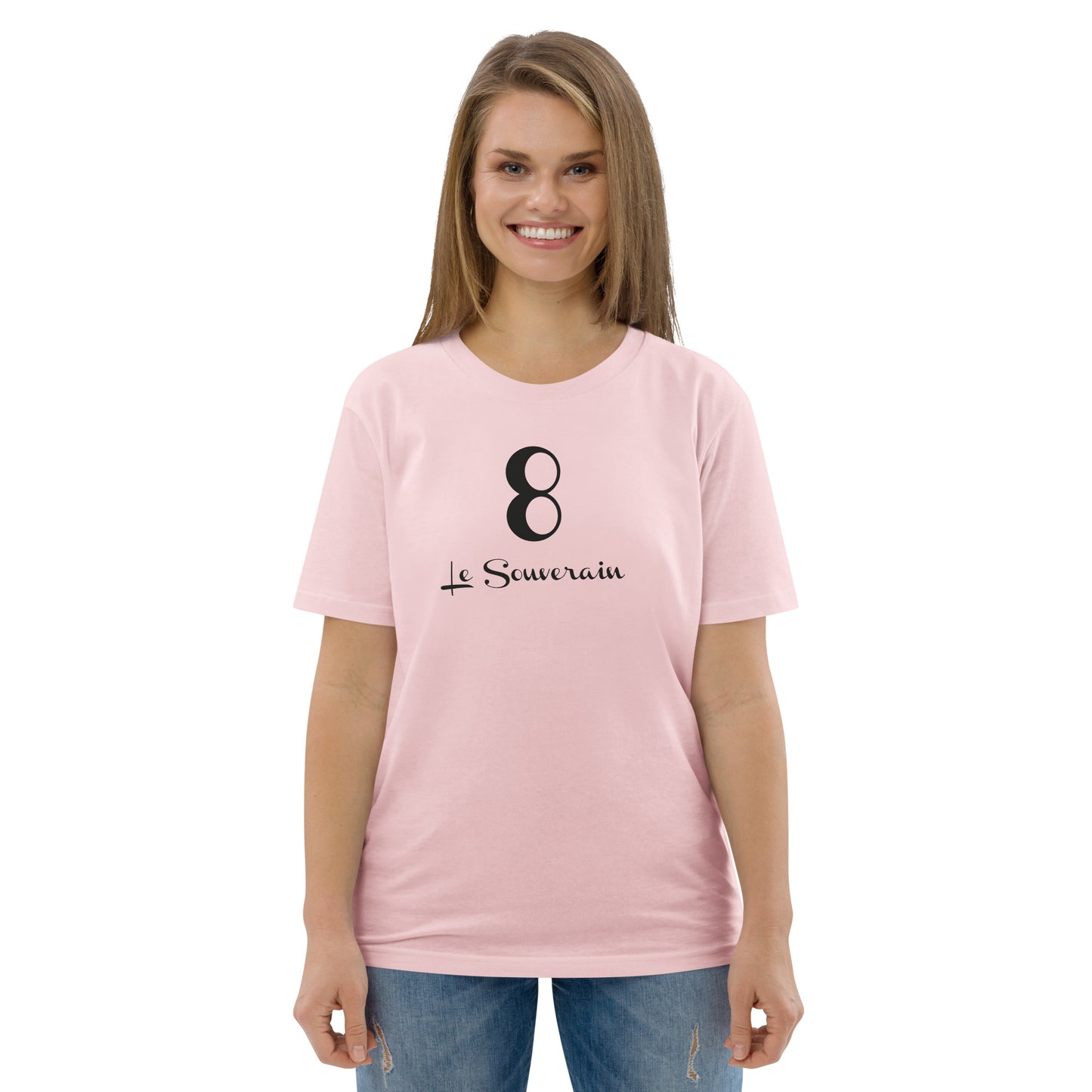 8 le Souverain T-shirt unisexe en coton biologique FR