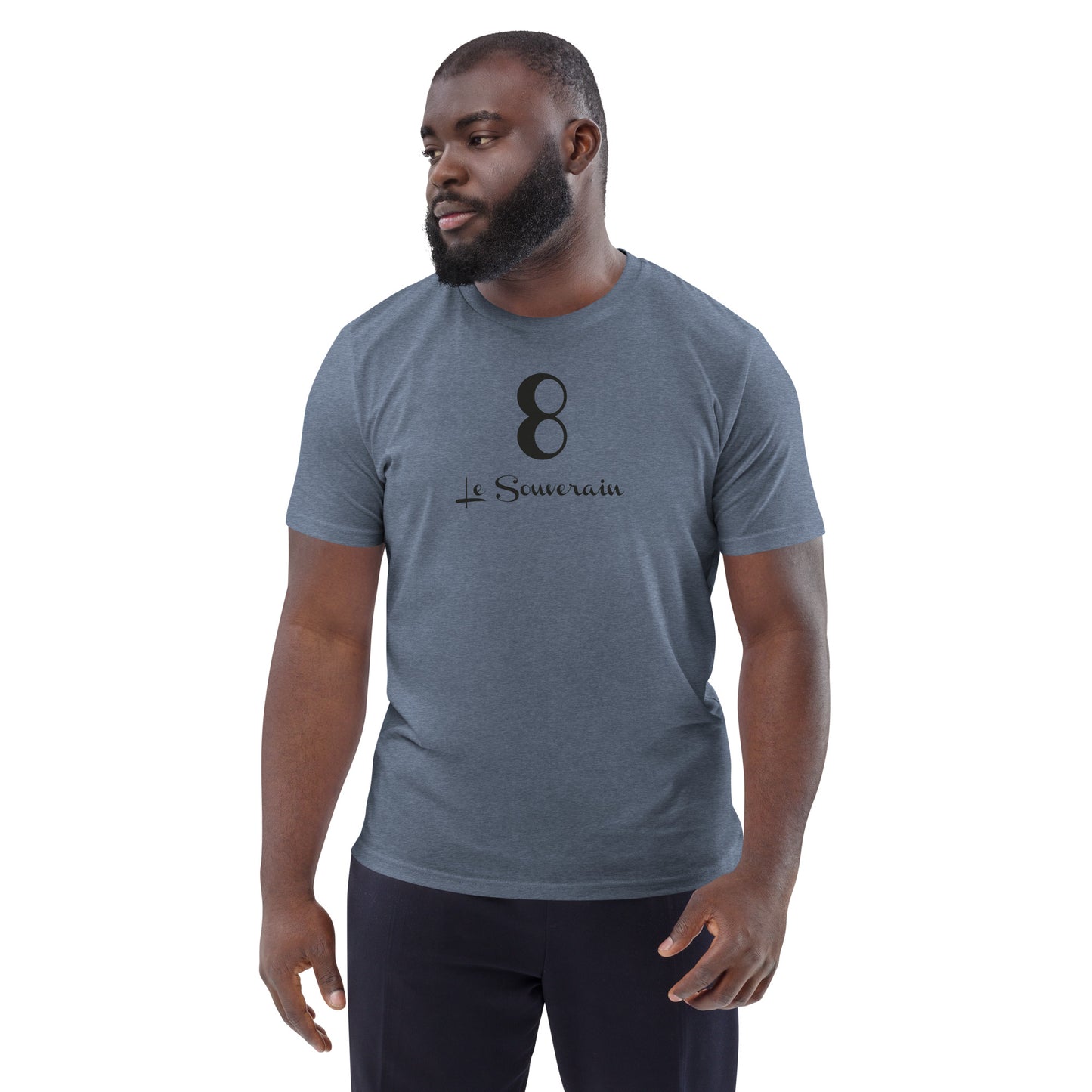 8 le Souverain T-shirt unisexe en coton biologique FR