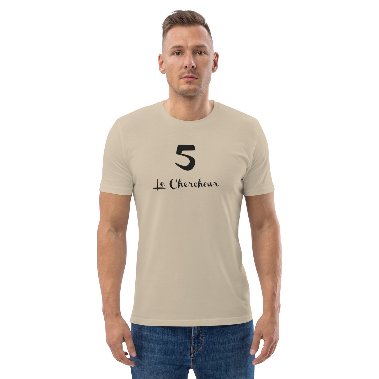 5 le Chercheur T-shirt unisexe en coton biologique FR