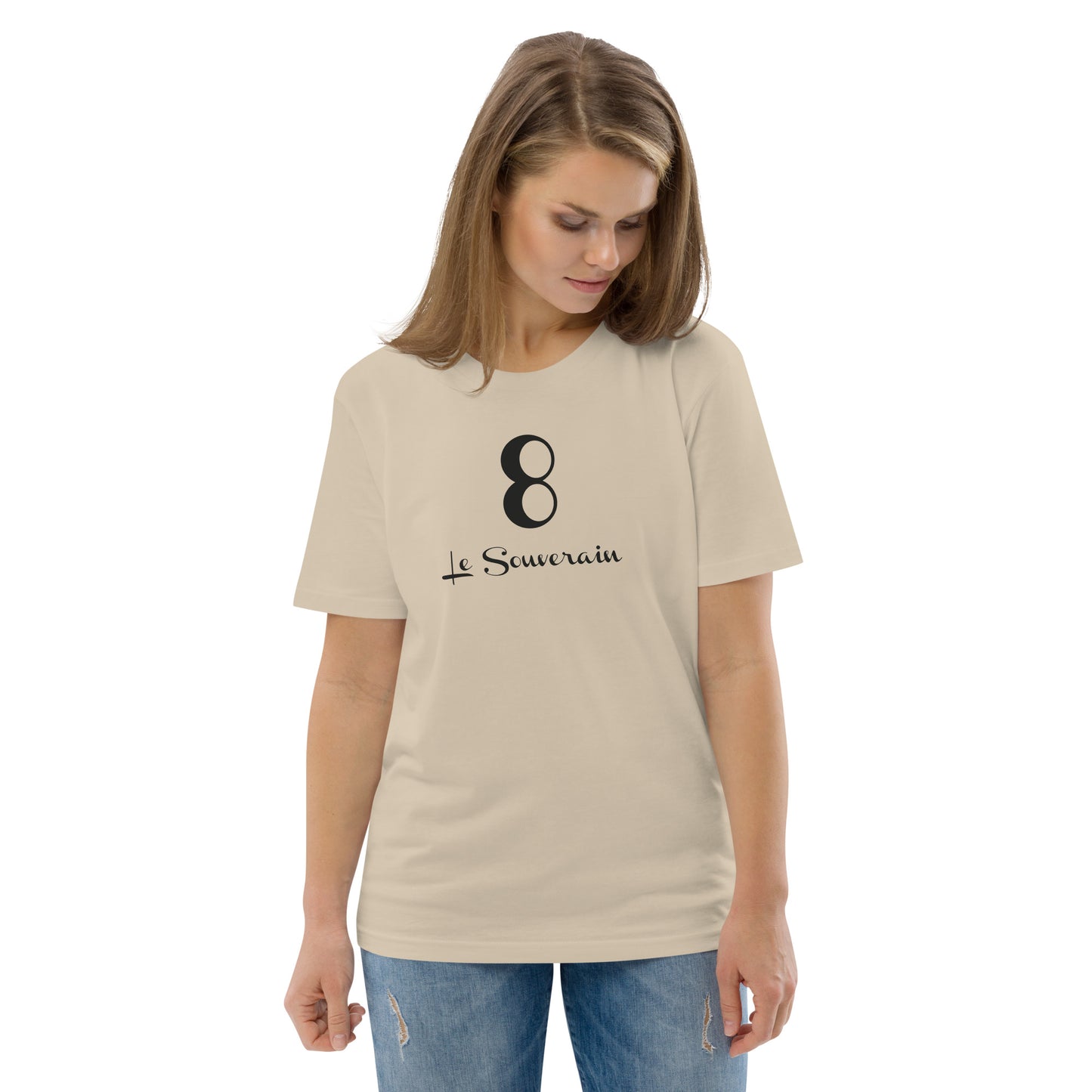 8 le Souverain T-shirt unisexe en coton biologique FR