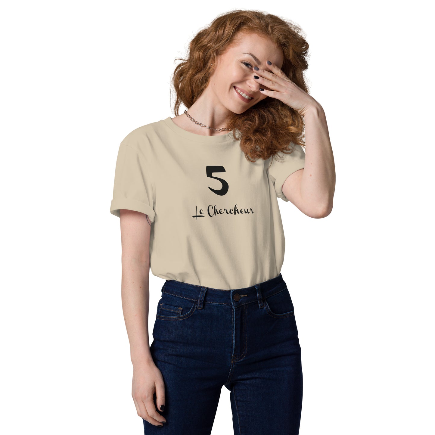 5 le Chercheur T-shirt unisexe en coton biologique FR