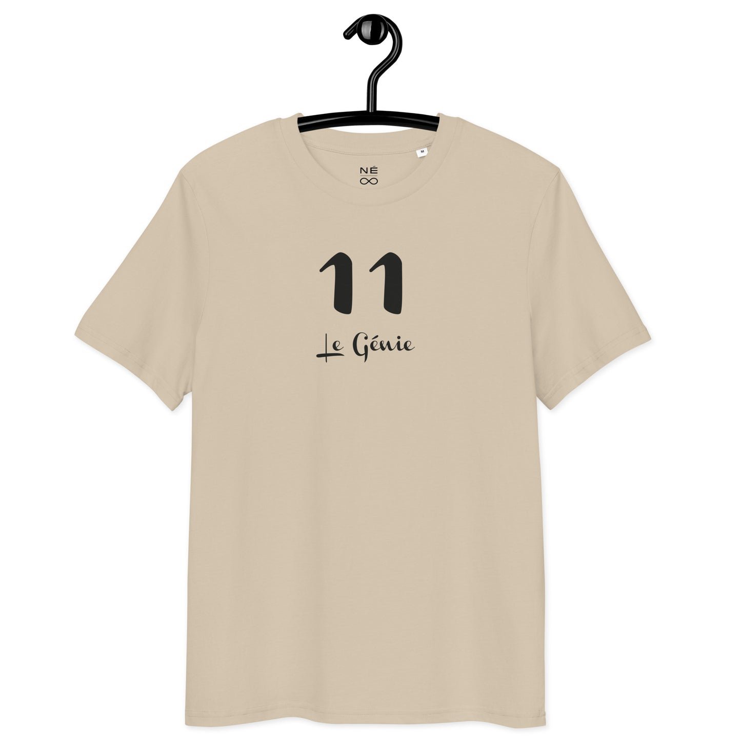 11 le Genie T-shirt unisexe en coton biologique FR