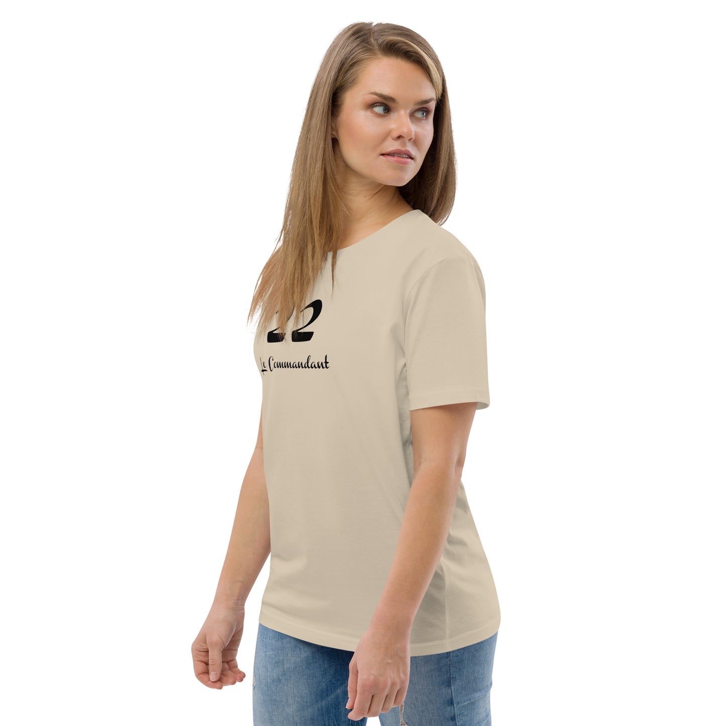 22 le Commandant T-shirt unisexe en coton biologique FR