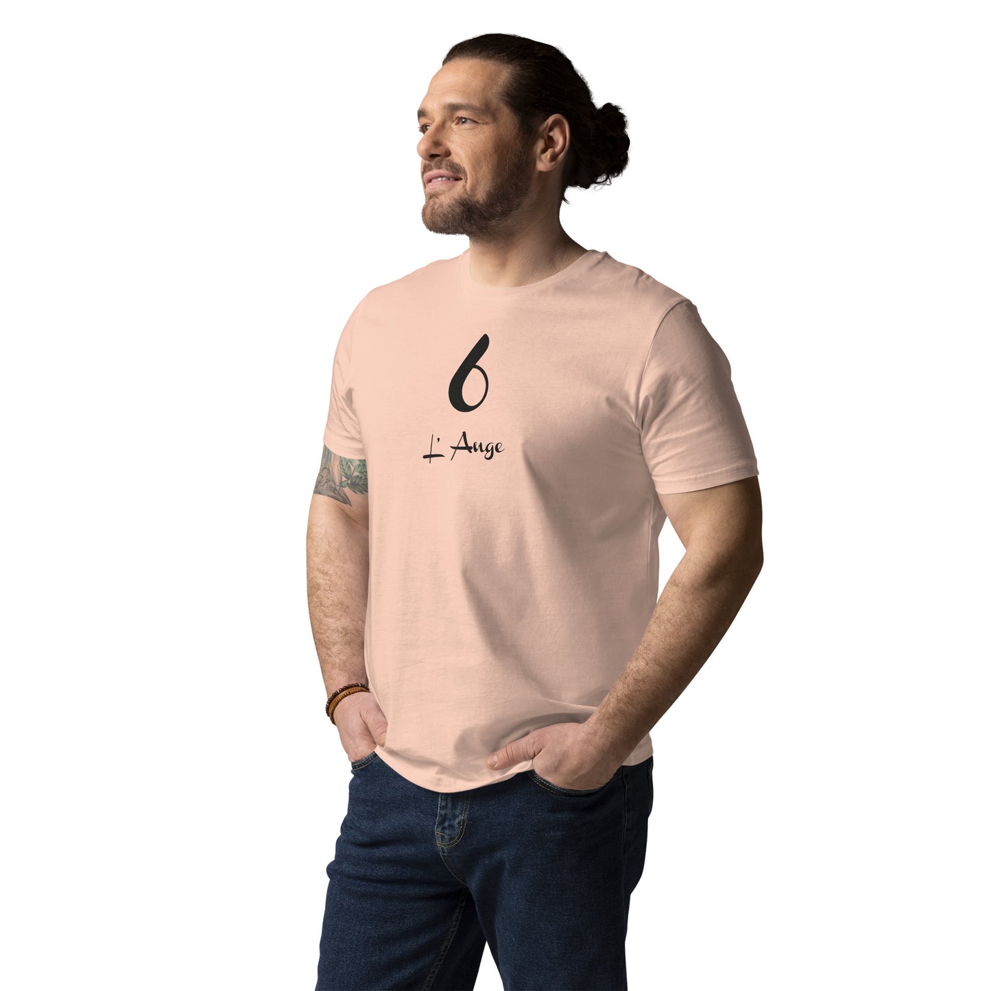 6 l'Ange T-shirt unisexe en coton biologique FR