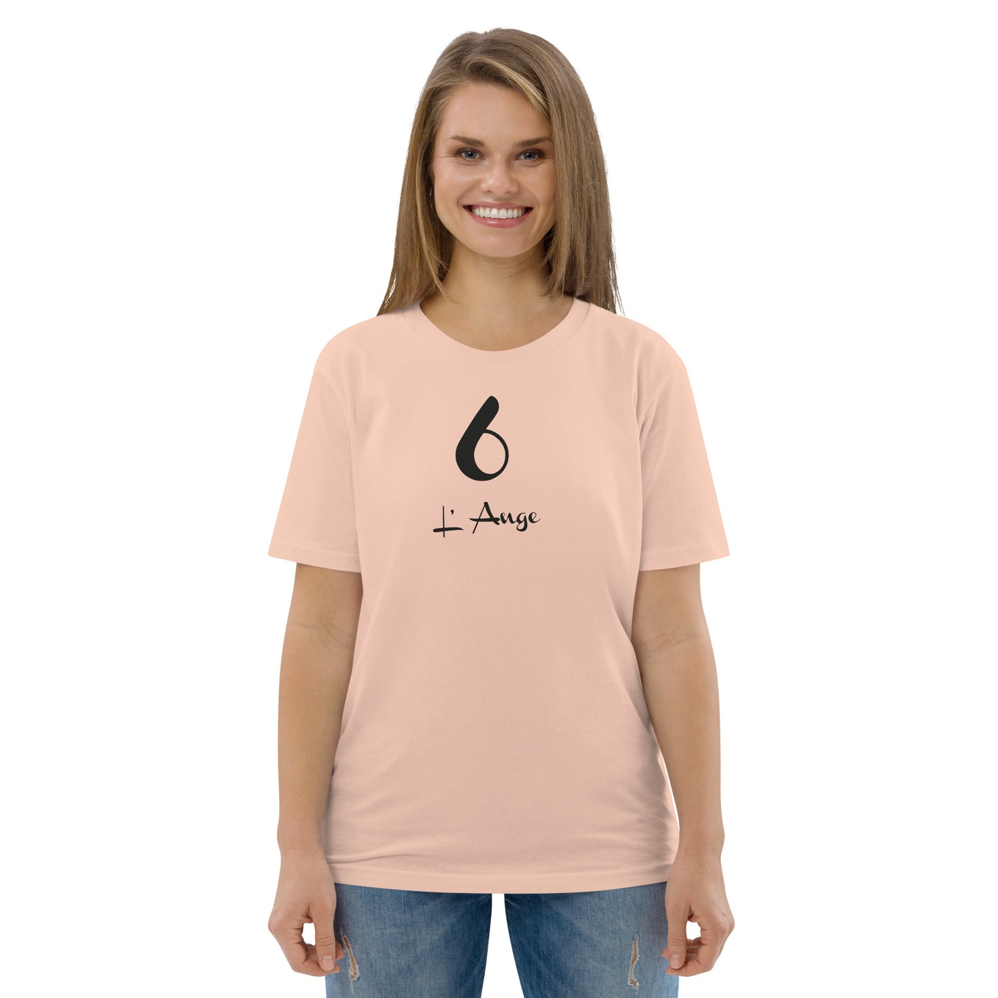 6 l'Ange T-shirt unisexe en coton biologique FR