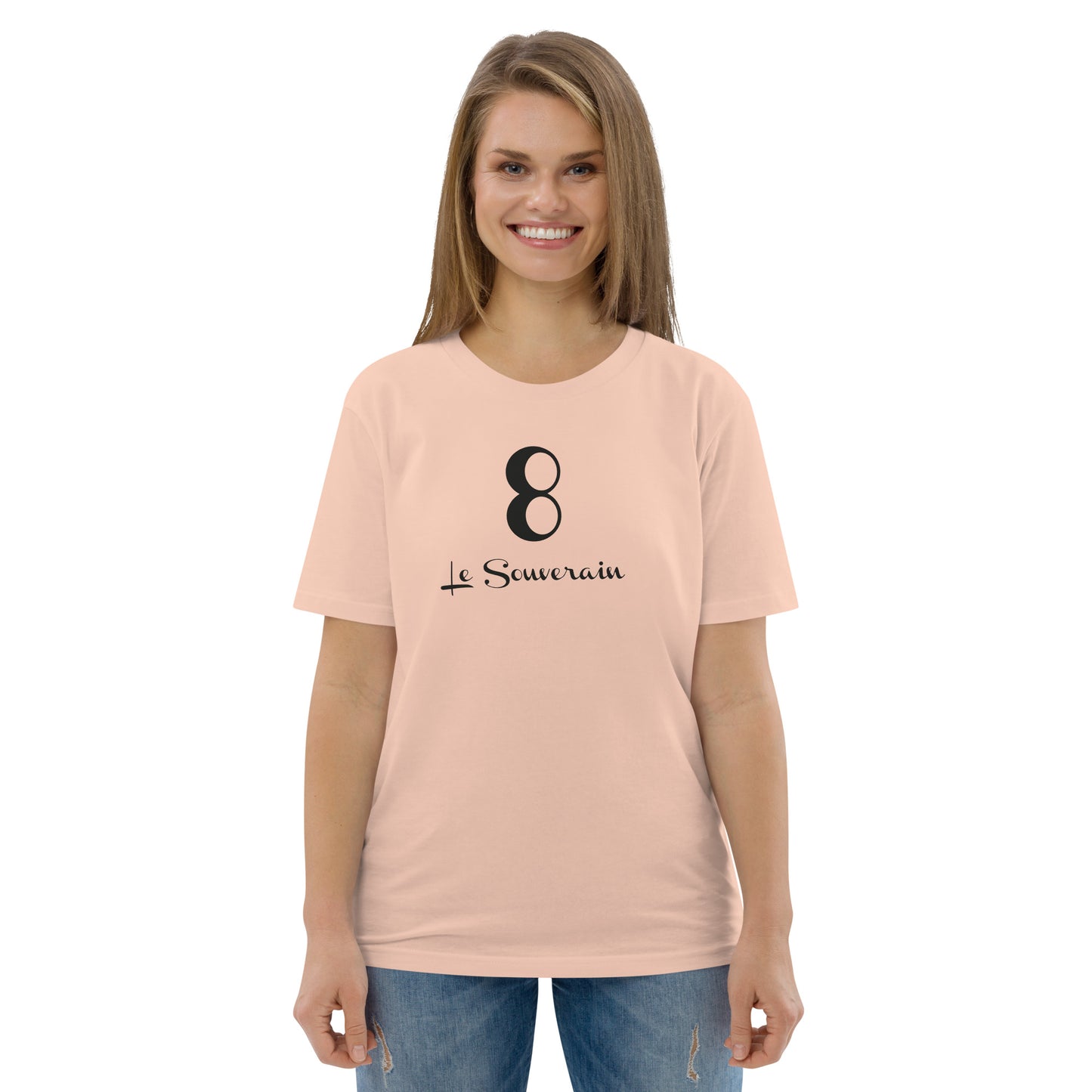 8 le Souverain T-shirt unisexe en coton biologique FR