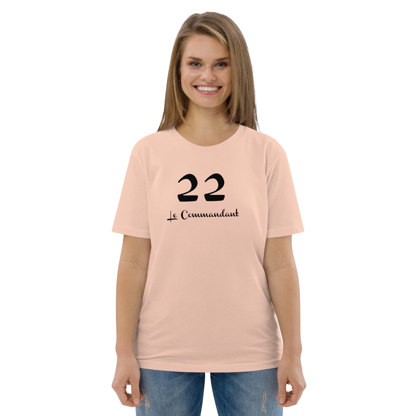 22 le Commandant T-shirt unisexe en coton biologique FR