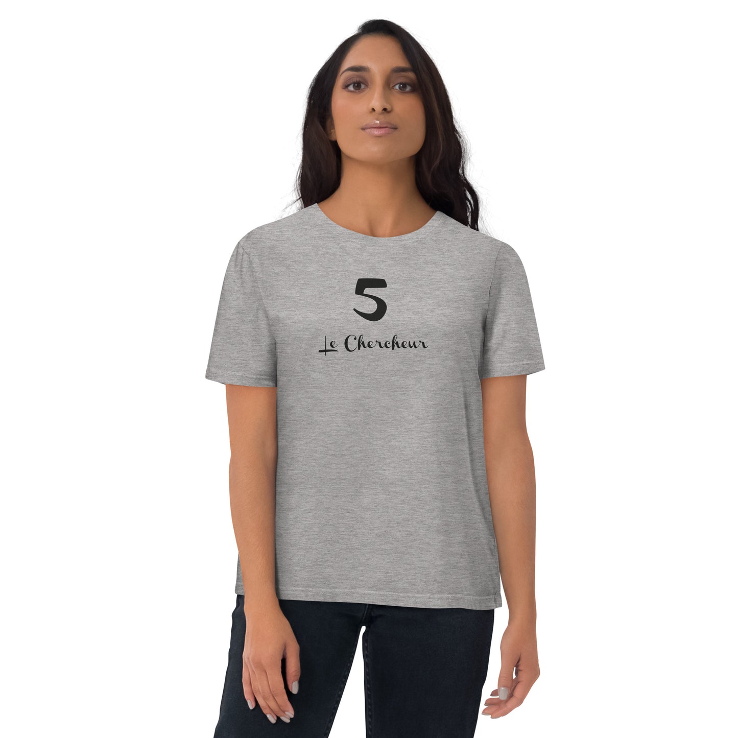 5 le Chercheur T-shirt unisexe en coton biologique FR