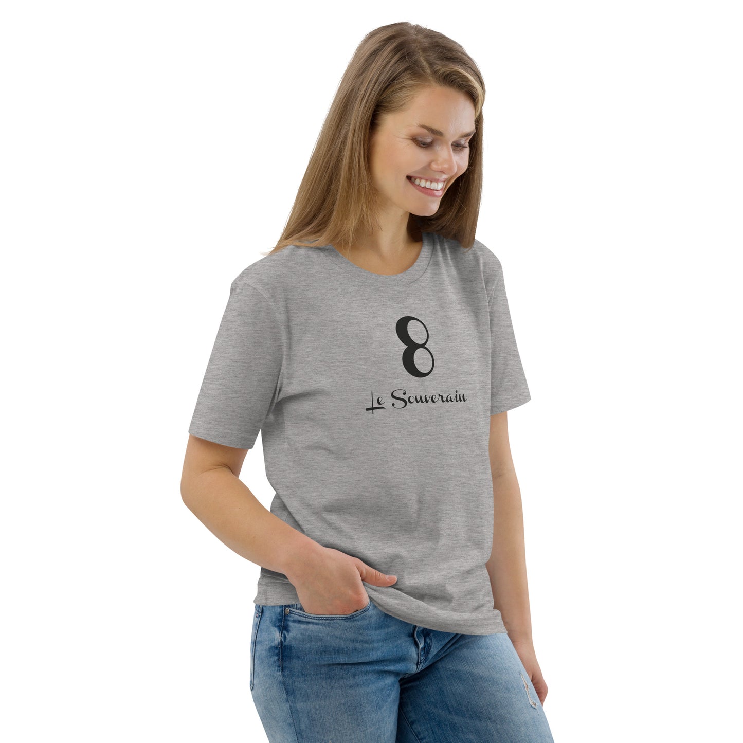 8 le Souverain T-shirt unisexe en coton biologique FR