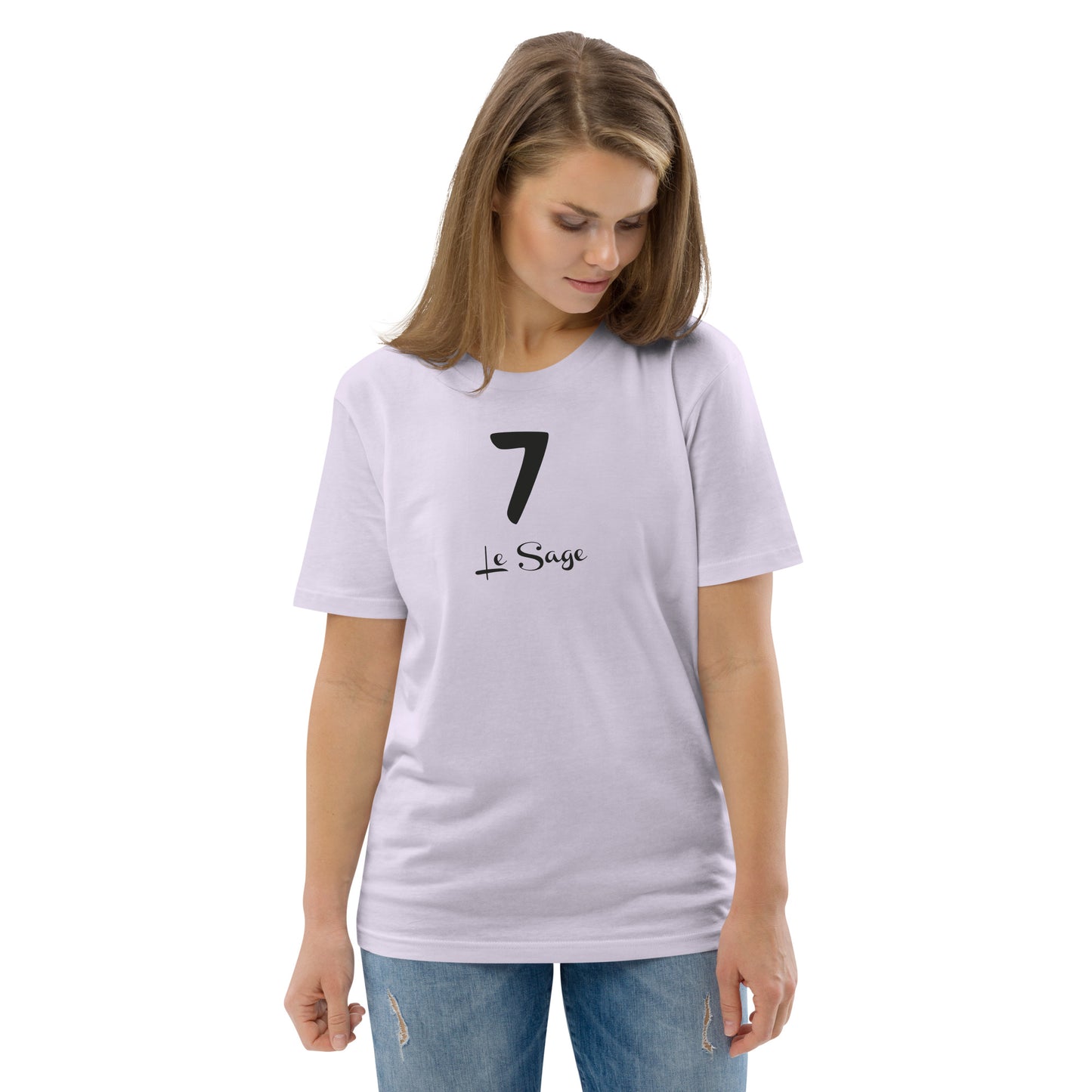 7 le Sage T-shirt unisexe en coton biologique FR