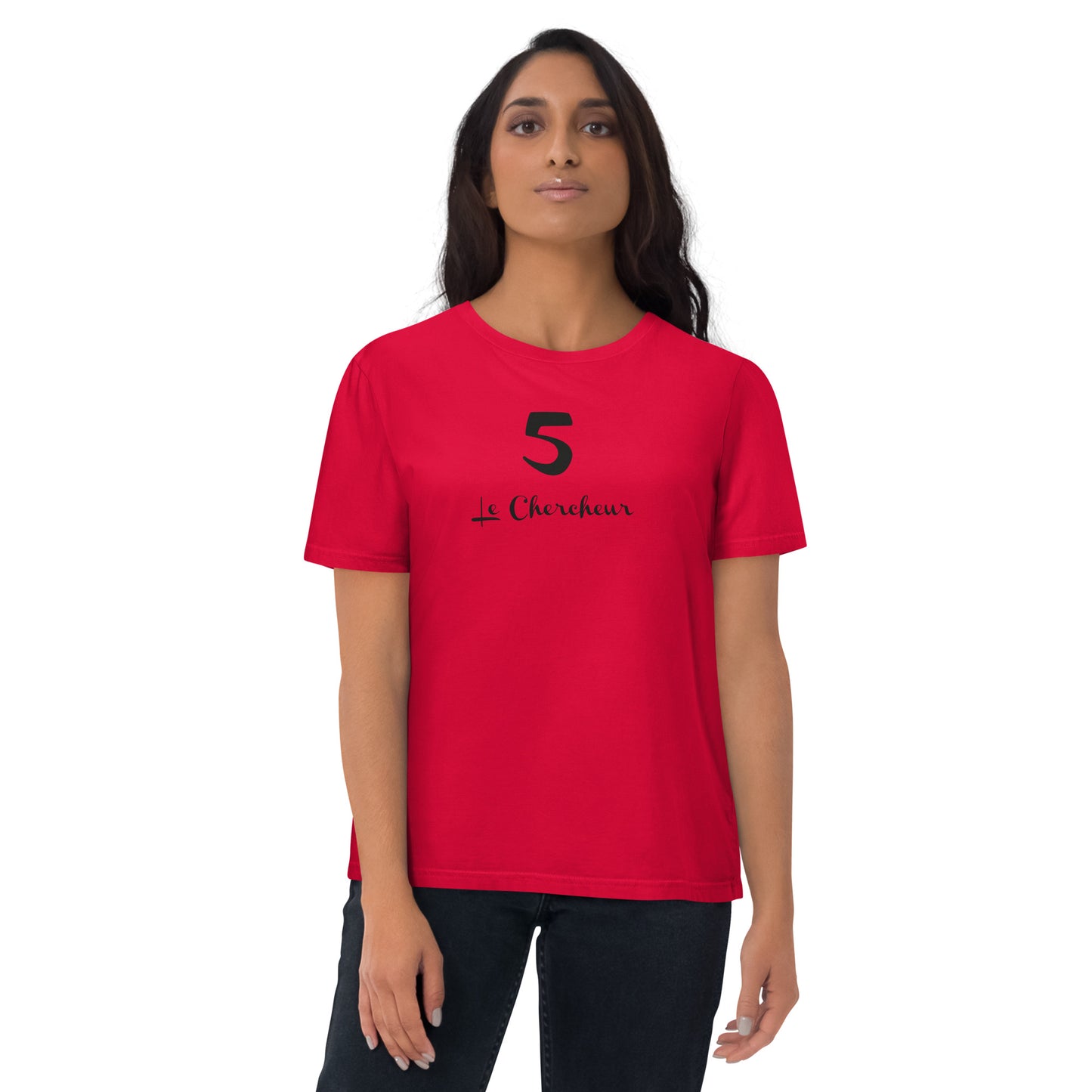 5 le Chercheur T-shirt unisexe en coton biologique FR