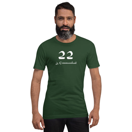 22 le Commandant T-shirt unisexe FR