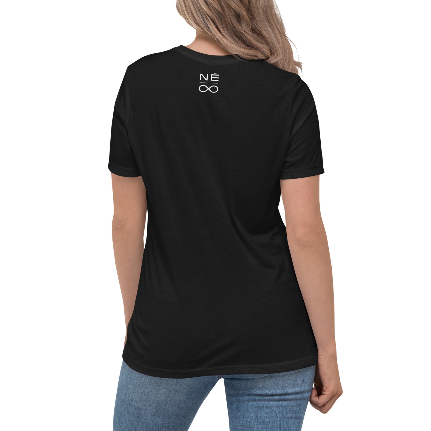 1 Guerrier T-shirt Noir Décontracté pour Femme FR