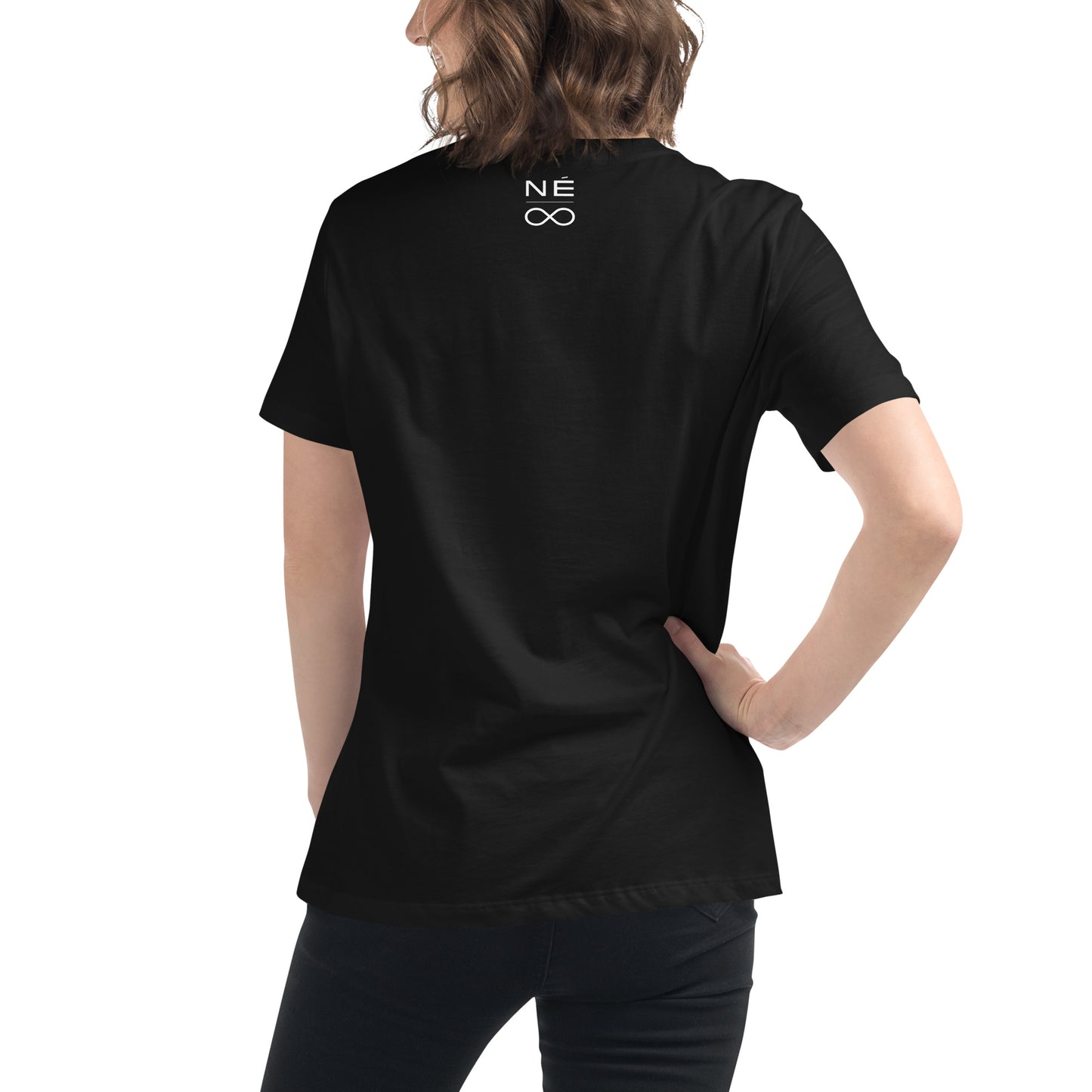 1 Guerrier T-shirt Noir Décontracté pour Femme FR