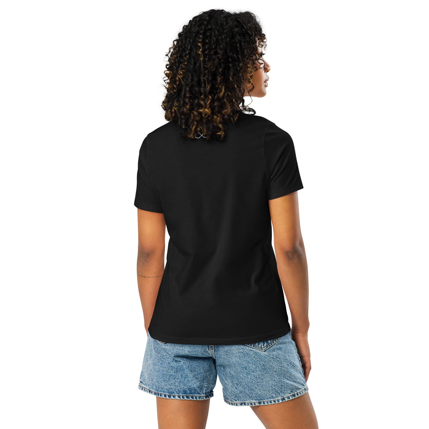 5 le Chercheur T-shirt Noir Décontracté pour Femme FR